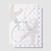 Starfish Bruid en Bruidegom Namen Vellum Uitnodigingen (Offset (Uitnodiging))