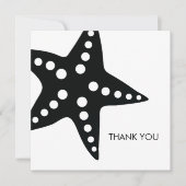 Starfish bruiloft bedankje Kaarten (Voorkant)