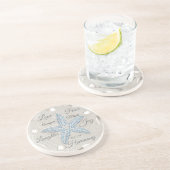 Starfish bruiloft Onderzetters (Zijkant)