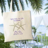 Starfish Bruiloft Welkom Gasten Hotel Bag Tote Bag