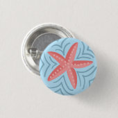 Starfish Button (Voorkant /achterkant)