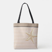 Starfish Canvas tas (Achterkant)