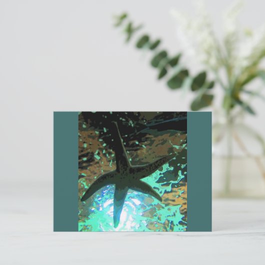 Starfish CB Briefkaart (Staand voorkant)