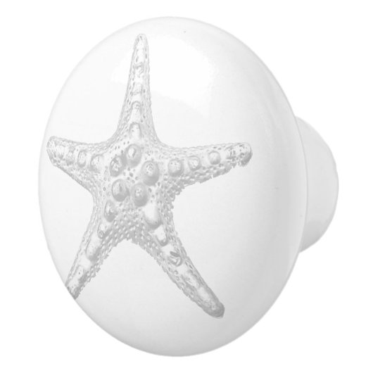 Starfish Ceramic Knob. Keramische Knop (Rechts)