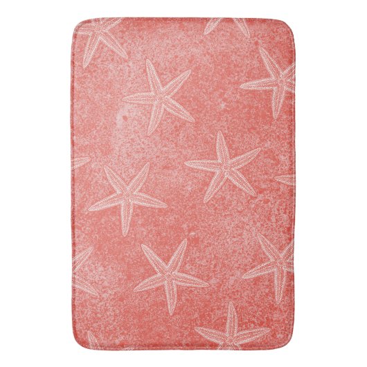 Starfish Coral roze Badmat (Voorkant Verticaal)
