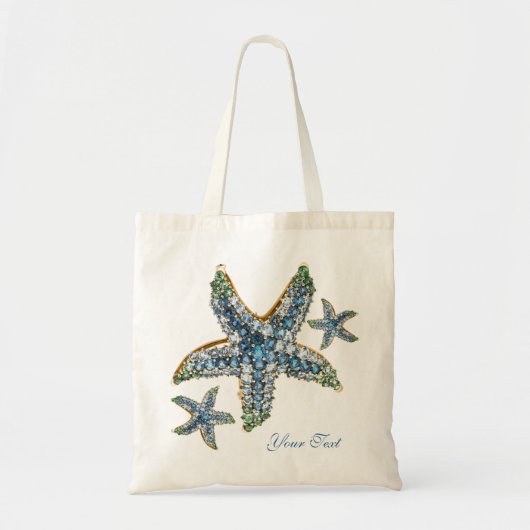 Starfish Costume Jewelry Beach Canvas tas AddUr Te (Voorkant)