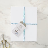 Starfish Couple Bedankt voor je bruiloft Cadeaulabel (Met Touw)
