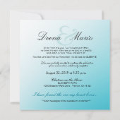 Starfish Couple vraagt om je namen in de zand te l Kaart (Achterkant)