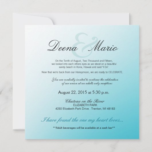 Starfish Couple vraagt om je namen in de zand te l Kaart (Achterkant)