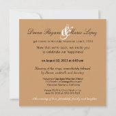 Starfish Couple vraagt om je namen in de zand te l Kaart (Achterkant)