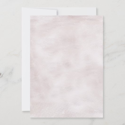 Starfish Cranberry Beach Huwelijksuitnodiging Kaart (Achterkant)