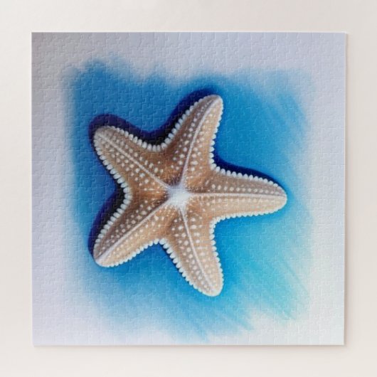 Starfish Crayon Drawing Legpuzzel (Horizontaal)