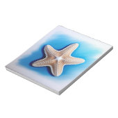 Starfish Crayon Drawing Notitieblok (Linkerzijde)