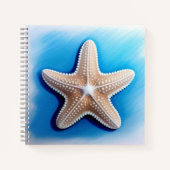 Starfish Crayon Drawing Notitieboek (Voorkant)