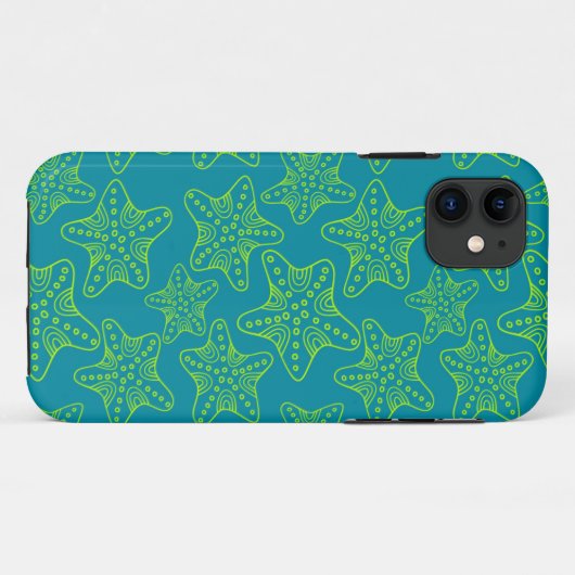 Starfish Crowd Pattern Case-Mate iPhone Case (Achterkant (horizontaal))