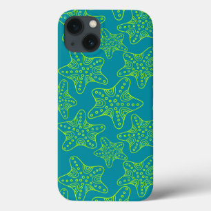 Starfish Crowd Pattern iPhone 13 Hoesje