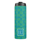 Starfish Crowd Pattern | Monogram Thermosbeker (Voorkant)