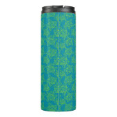 Starfish Crowd Pattern | Monogram Thermosbeker (Achterkant)