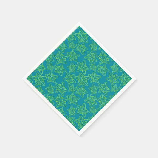 Starfish Crowd Pattern Servet (Hoek)