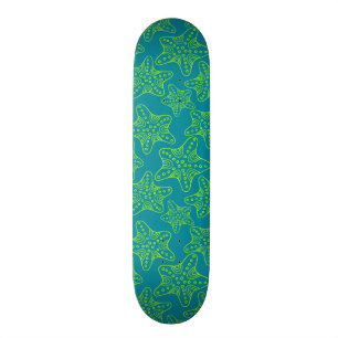 Starfish Crowd Pattern Skateboard