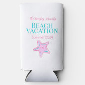 Starfish Custom Beach Cruise Reunion Vakantie Seltzer Blikjeskoeler (Voorkant)