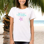Starfish Custom Beach Cruise Reunion Vakantie T-shirt
