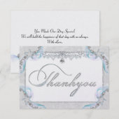 Starfish & Diamonds - Hartelijk dank Bedankkaart (Voorkant / Achterkant)