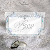 Starfish & Diamonds RSVP-kaart Bedankkaart