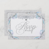 Starfish & Diamonds RSVP-kaart Bedankkaart (Voorkant / Achterkant)