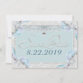 Starfish & Diamonds Sparen de Datum Save The Date (Voorkant)