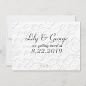 Starfish & Diamonds Sparen de Datum Save The Date (Achterkant)