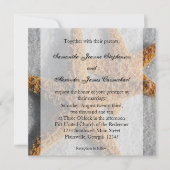 Starfish Duo in het Zand, Strand Trouwplein Kaart (Voorkant)