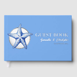 Starfish echte folie strand kust bruiloft evenemen gastenboek