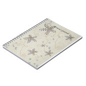 Starfish Elegance Beach Sequins Sparkle Notitieboek (Linkerzijde)