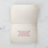 Starfish en bericht op fles van bedrijf kaart (Binnen)