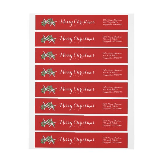 Starfish en Holly Red (Vel)