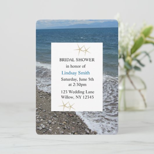 Starfish en Ocean Vrijgezellenfeest Kaart (Staand voorkant)