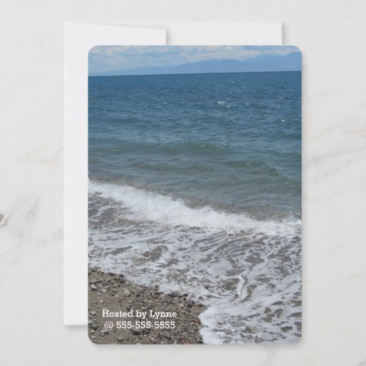 Starfish en Ocean Vrijgezellenfeest Kaart (Achterkant)