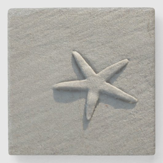 Starfish Foto Beach House Marble Onderzetter (Voorkant)