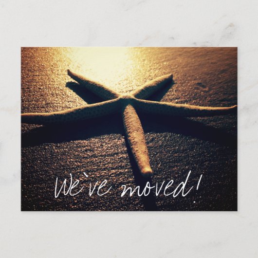 Starfish foto bewegende briefkaarten voor nieuw ad (Voorkant)