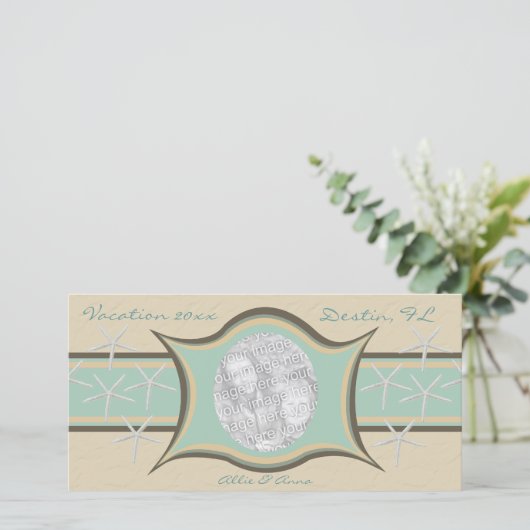 Starfish-fotokaart (Staand voorkant)