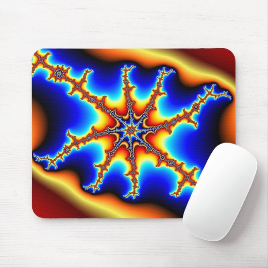 Starfish - Fractal Mousepad Muismat (Met muis)