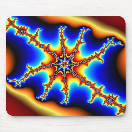 Starfish - Fractal Mousepad Muismat (Voorkant)