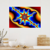 Starfish - Fractal Poster (Keuken)