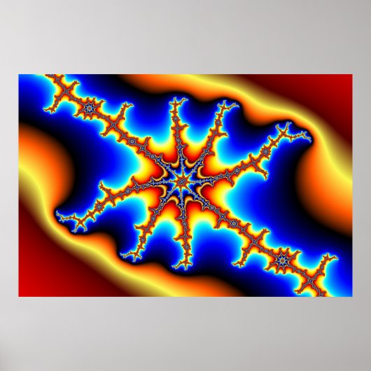 Starfish - Fractal Poster (Voorkant)