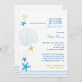 Starfish Garden Chevron Vrijgezellenfeest Kaart (Voorkant / Achterkant)