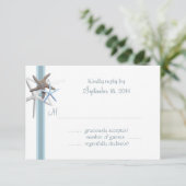 Starfish Gathering RSVP-kaarten van A1-formaat RSVP Kaartje (Staand voorkant)