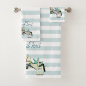 Starfish, Gevist net & Tall Ship Nautical Bad Handdoek (Insitu)