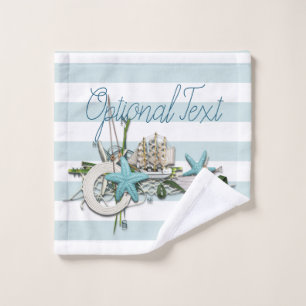 Starfish, Gevist net & Tall Ship Nautical Bad Handdoek