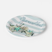 Starfish, Gevist net & Tall Ship Nautical Papieren Bordje (Gekanteld)